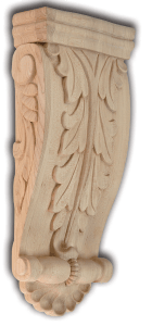 Acanthus Corbel - Maple