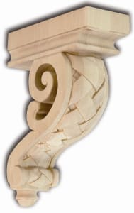 Woven Bar Bracket - From Hardware and Molding