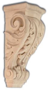 Acanthus Corbel - Cherry