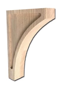 Castlewood Transitional Corbel - Red Oak