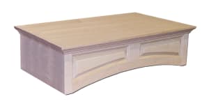 Castlewood Arched Valance Range Hood Base