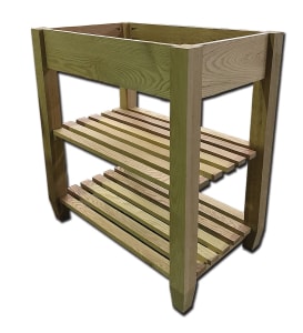 Castlewood SY-VSK Shaker Vanity Base with Ventilated Shelving