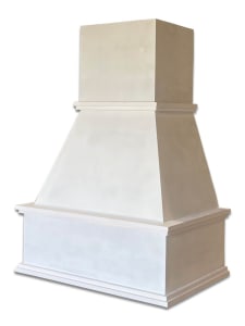30" Castlewood Traditional Wood Range Hood - Detachable - Paint Grade