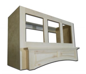 Castlewood SY-WMHRP Arched Raised Panel Mantel Range Hood