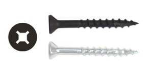 #8 x 2-1/4 Flat Combo Drive Nibbed (Type 17) 2/3 Deep Thread Screws | Remodel Market