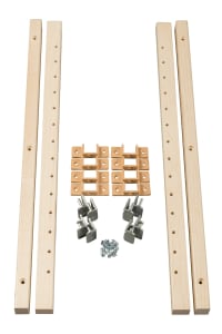 X-Bracket Base Cabinet Kit - 1" x 20-7/8" Maple Pilasters (XB150FL)