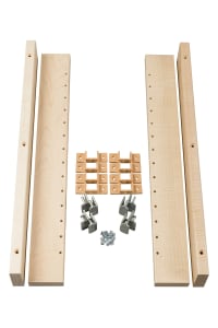 X-Bracket Base Cabinet Kit - 2-1/2" x 20-7/8" Maple Pilasters (XB150W)