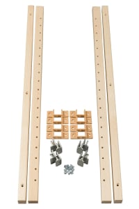 X-Bracket Full Height Base Cabinet Kit - 1" x 27-1/8" Maple Pilasters (XB250FL)