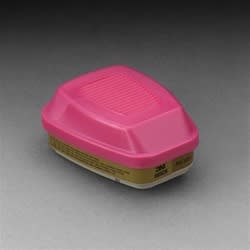 3M Cartridge, Filter, Multi Gas, Organic Vapor, P100, 2 Pack, 60926