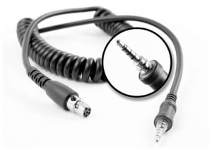Crew Headset Coil Cord HX370/400 VHF