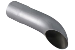 5" OD X 4ft T304 Stainless Steel Straight Exhaust Pipe – 17 Gauge, Uncoated, Universal Fit