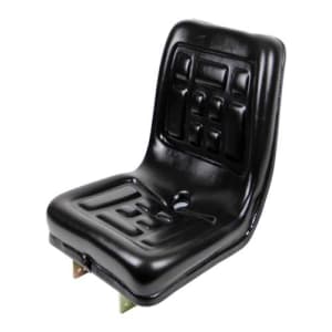 Concentric Steel Pan Compact Tractor Seat with FlipBrackets,52010-BK