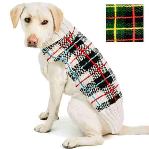 Tartan Plaid Dog Sweater