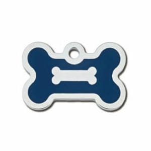 Dog ID Tags | Blue Bone | Personalized, Engraved