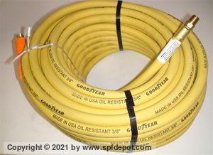 3/8" x 100' Air Hose Heated Hose Component