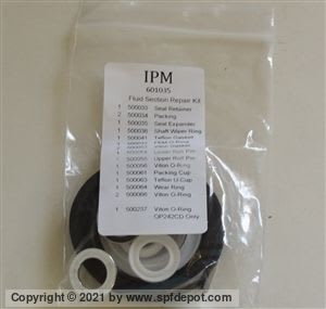IPM 601035 Fluid Section Kit. Fits the IPM Pump models: 820301,820302, 820303, 820308,830303