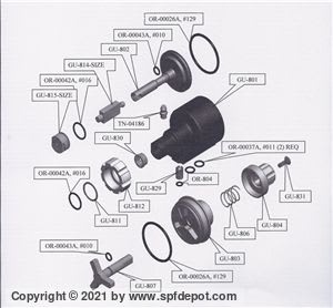 PMC-OR-00042A PMC spray foam replacement part