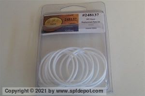 248137 Air Cap White O Ring - 10/Pack SPF aftermarket S