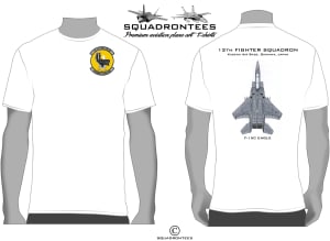 12th FS F-15C Eagle Kadena Air Base D3 Squadron T-Shirt, USAF Licensed Product