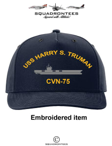 USS Harry S. Truman CVN-75 Hat, USN Licensed Product