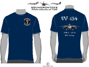 F-154 Black Knights Tailhook '26 Rev A Squadron T-Shirt