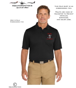 VF-154 Black Knights Polo, USN Licensed Product