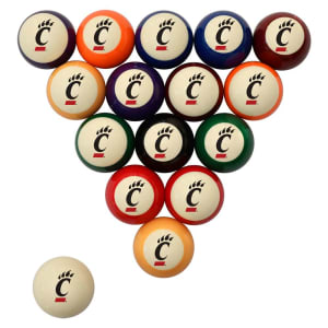 University of Cincinnati Billiard Ball Set  