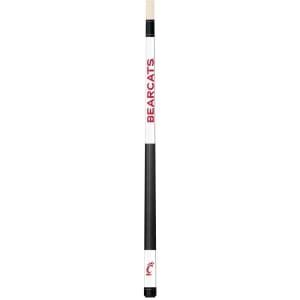 University of Cincinnati White Laser Etched Cue  