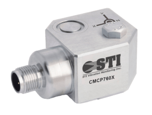 Side Exit Triaxial Accelerometer with Temperature