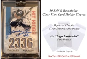 Superior Fit Sleeves for TOPPS Luminaries Sports Card Holders
