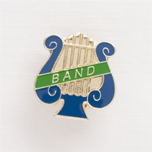 Lyre 'Orchestra' Enameled Pin at The Music Stand