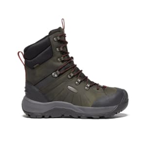 Keen Men's Revel IV High Waterproof Polar Boot (Magnet/Red Carpet) - 1023621