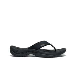 Keen Men's Kona Leather Flip-Flop Sandal (Solid Black) - 1029144