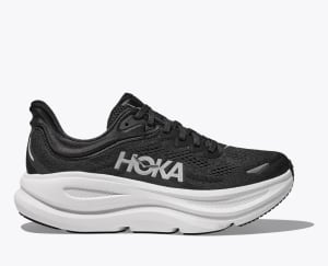 Hoka Women's Bondi 9 (Black/White) - 1162012-BWHT