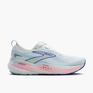Brooks Women's Glycerin GTS 22 (White/Limpet Shell/Amparo Blue) - 120435-110