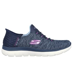 Skechers Women's Summit Slip-Ins (Navy/Purple) - 149937-NVPR