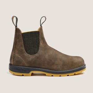 Blundstone #1944 Premium Leather Chelsea Boot (Rustic Brown/Mustard)