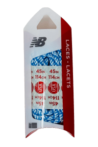 45" Laces (Blue/White) | Thompson Shoes