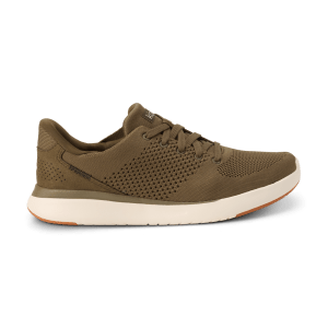 Kizik Men's Lima Slip-On Sneaker (Dark Olive/Gum) - ULIM-2502
