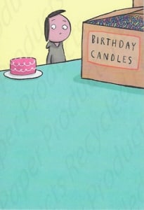 Recycled Paper Greetings Humor Funny Comic Birthday Card