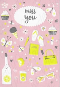 Recycled Paper Greetings Humorous Missing You Greeting Card, Funny Missing You Card