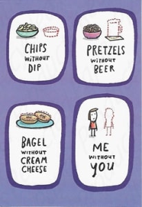Recycled Paper Greetings Humor Missing You Greeting Card, Funny Missing You Card