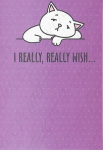Recycled Paper Greetings Humor Missing You Greeting Card, Funny Missing You Card