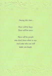 American Greetings Sympathy Greeting Card