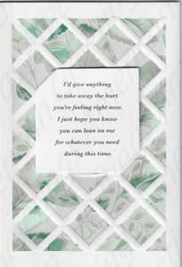 American Greetings Sympathy Card