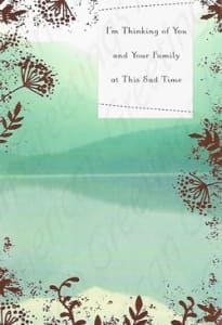 American Greetings Sympathy Greeting Card