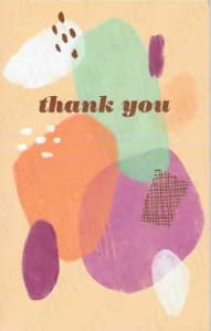 American Greetings Thank You Greeting Card
