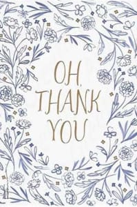 American Greetings Thank You Greeting Card