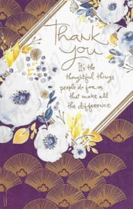 American Greetings Thank You Greeting Card