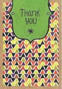 American Greetings Thank You Greeting Card